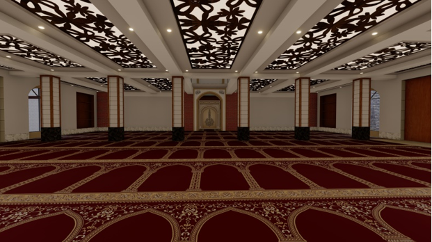 Jamia Masjid ASL Kuldna Mosque Interior Design | Diamond Architects
