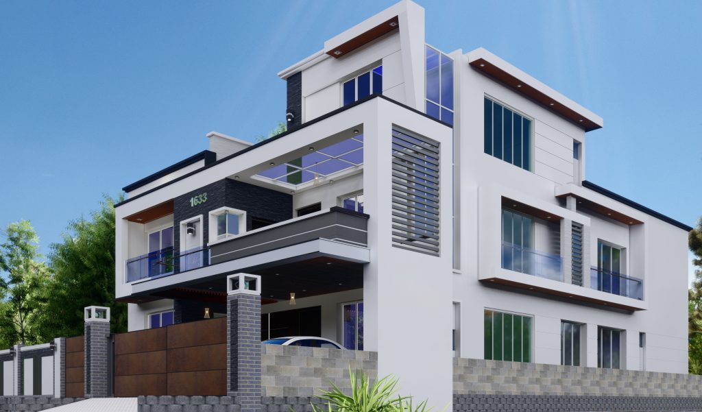 One-Kanal Residence in B17 Islamabad – A Showcase by Modern House Architect in Islamabad