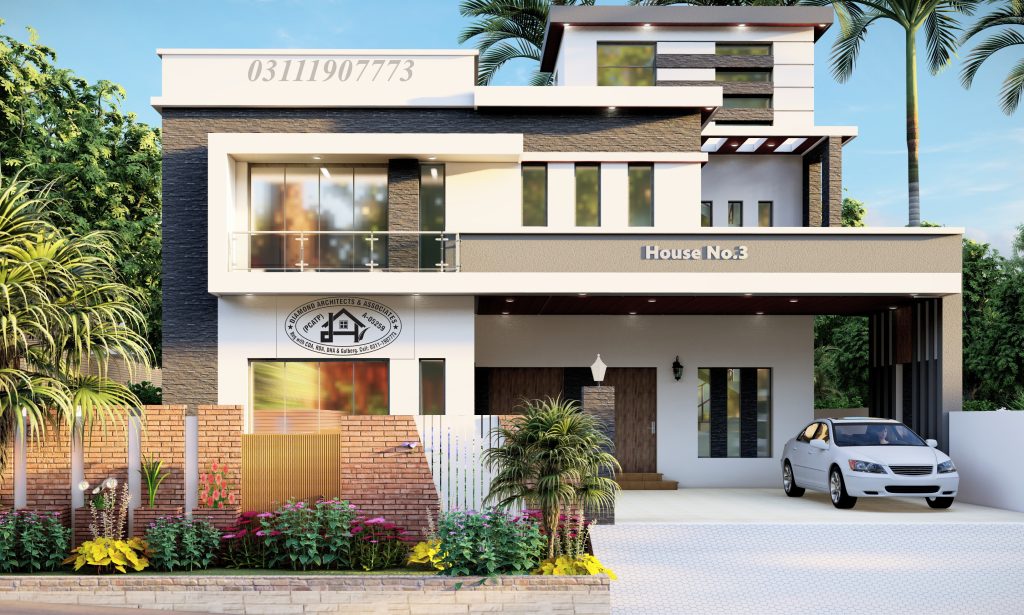 Kanal Modern Residence by Home Architect in Islamabad