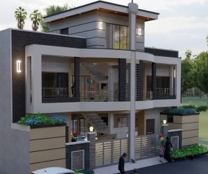 Architect in Gilgit – Modern 10 Marla Duplex by Diamond Architects - Image 1